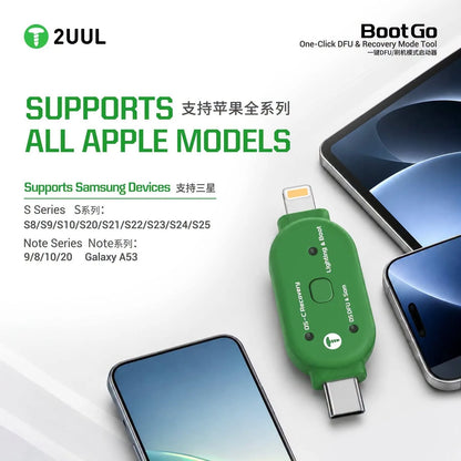 2UUL One-Click DFU Recovery Mode Tool for Mobile Phones (Flashing Adapter/Repair Tool with Automatic Device Recognition)