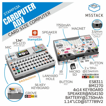 M5stack Official  Cardputer Adv Version (ESP32-S3)