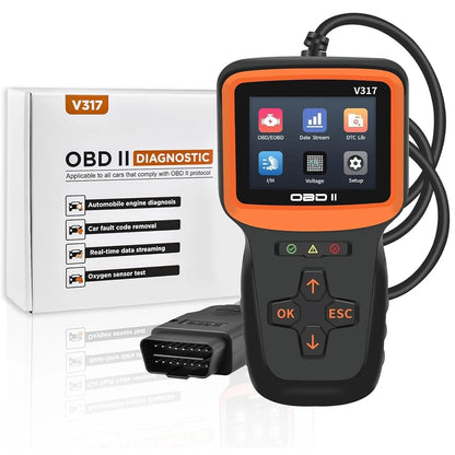 V317 OBD2 Scanner Check Engine Code Reader Professional ODB2 OBD2 Automotive Scanner Car Diagnostic Tool
