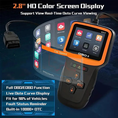 V317 OBD2 Scanner Check Engine Code Reader Professional ODB2 OBD2 Automotive Scanner Car Diagnostic Tool